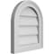 Ekena Millwork Round Top Surface Mount PVC Gable Vent w/ 2"W x 1-1/2"P Brickmould Frame, 14"W x 16"H GVPRT14X1602SN - alternate 4
